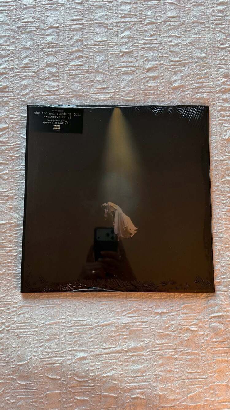 Ariana Grande Eternal Sunshine Tour Exclusive Vinyl Lenticular Cover Opaque Blue